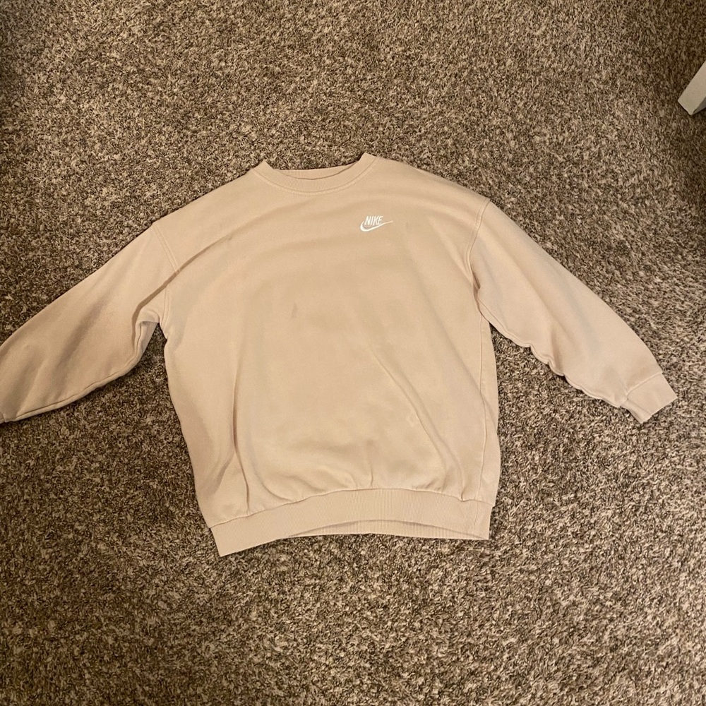 Nike Light Tan Crewneck Sweatshirt